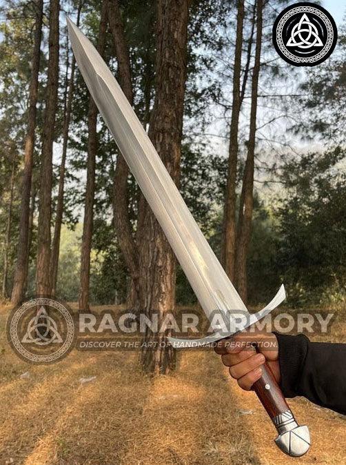 RA-91 Hand Forged Full Tang Viking Sword, High Quality Made Sword, Medieval Viking Sword, Viking Sword Steel, Gift For Men, Gift For Him, Best Room Decorate Idea, Easter Gift, Christmas Gift - Ragnar Armoury