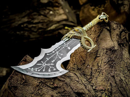 RA-145 God of War Blades of Chaos Metal, God of war blade of Chaos replica blades, God of War Blades of Chaos Sword Twin Blades Christmas Gift, Gift For Men, Gift For Dad - Ragnar Armoury