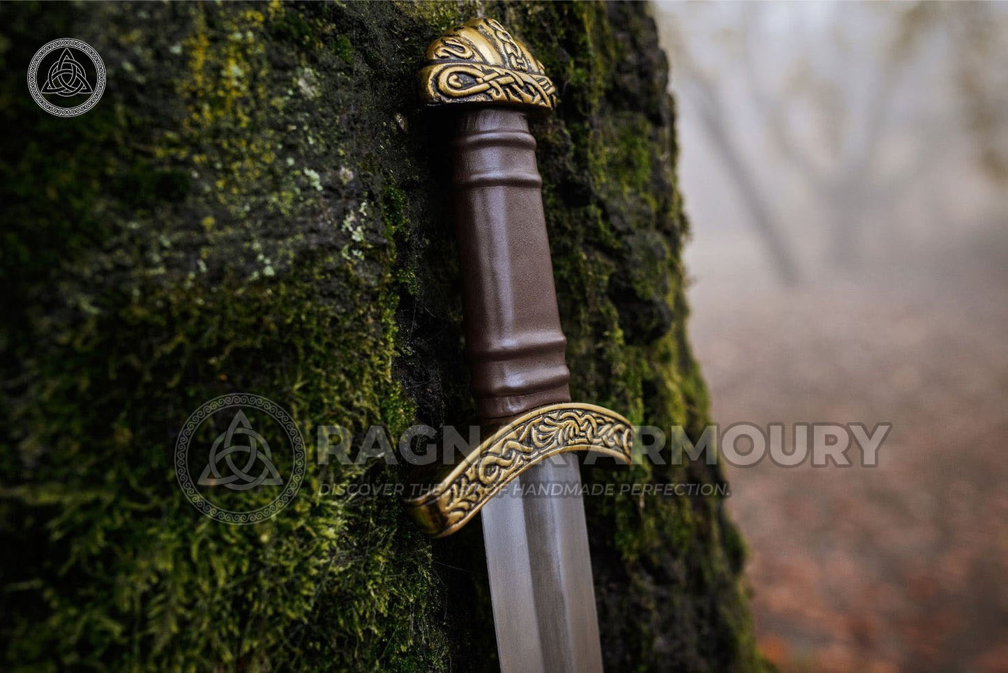 RA-228 SPRING STEEL VIKING SWORD ELDBROTI, Legendary Viking Swords, Vikings Swords Of King, Gift For Men - Ragnar Armoury