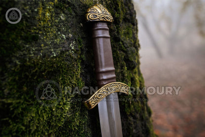 RA-228 SPRING STEEL VIKING SWORD ELDBROTI, Legendary Viking Swords, Vikings Swords Of King, Gift For Men - Ragnar Armoury