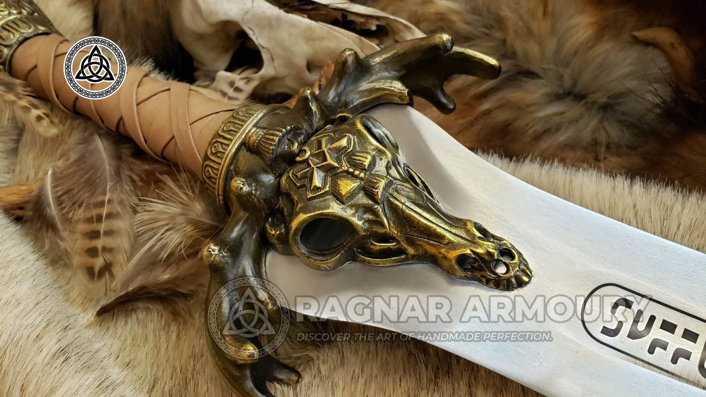 RA-231 Conan The Father's Sword, Barbarian Sword, Viking Sword, Wall Hanging Sword, Gift For Men, Christmas Gift - Ragnar Armoury