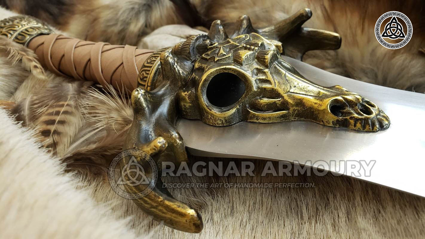 RA-231 Conan The Father's Sword, Barbarian Sword, Viking Sword, Wall Hanging Sword, Gift For Men, Christmas Gift - Ragnar Armoury