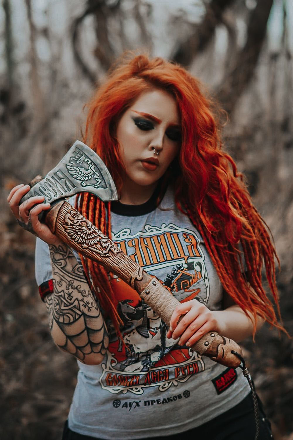 RA-258 Expertly Crafted Handmade Viking Axe, Hand Craved Handle Viking Axe, Nordic Axe, Viking battle axe, Gift For Men, Gift For Husband, Christmas Gift - Ragnar Armoury