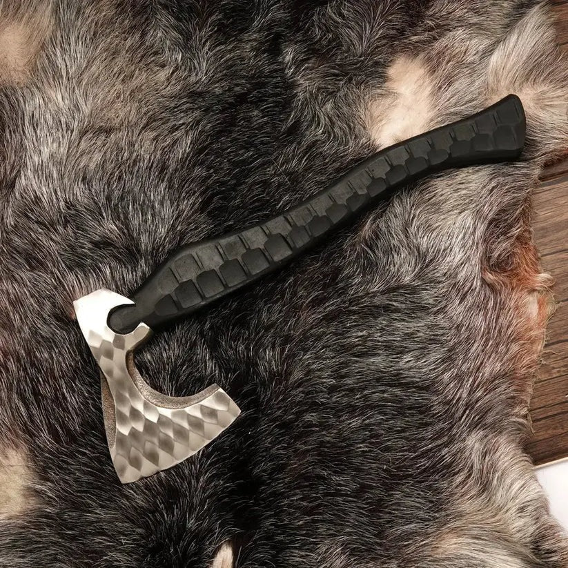 RA-26 Hand forged axe, Medieval Axe, Viking Axes, Hiking axe, Tomahawk axe, throwing axe, hunting axe, Valhalla axe, Groomsmen Gift, Birthday Gift, Gift for Men, Christmas Gift - Ragnar Armoury