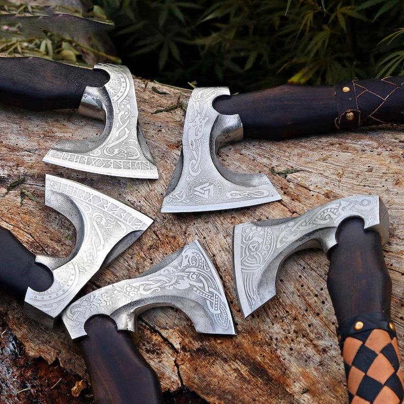 RA-247 Hand Forged Viking Axe, Skeggox, Battle Axe, Valhalla Gift, Wood Chopping Axe, Gift For Husband, Anniversary Gift, Groomsmen Gift - Ragnar Armoury