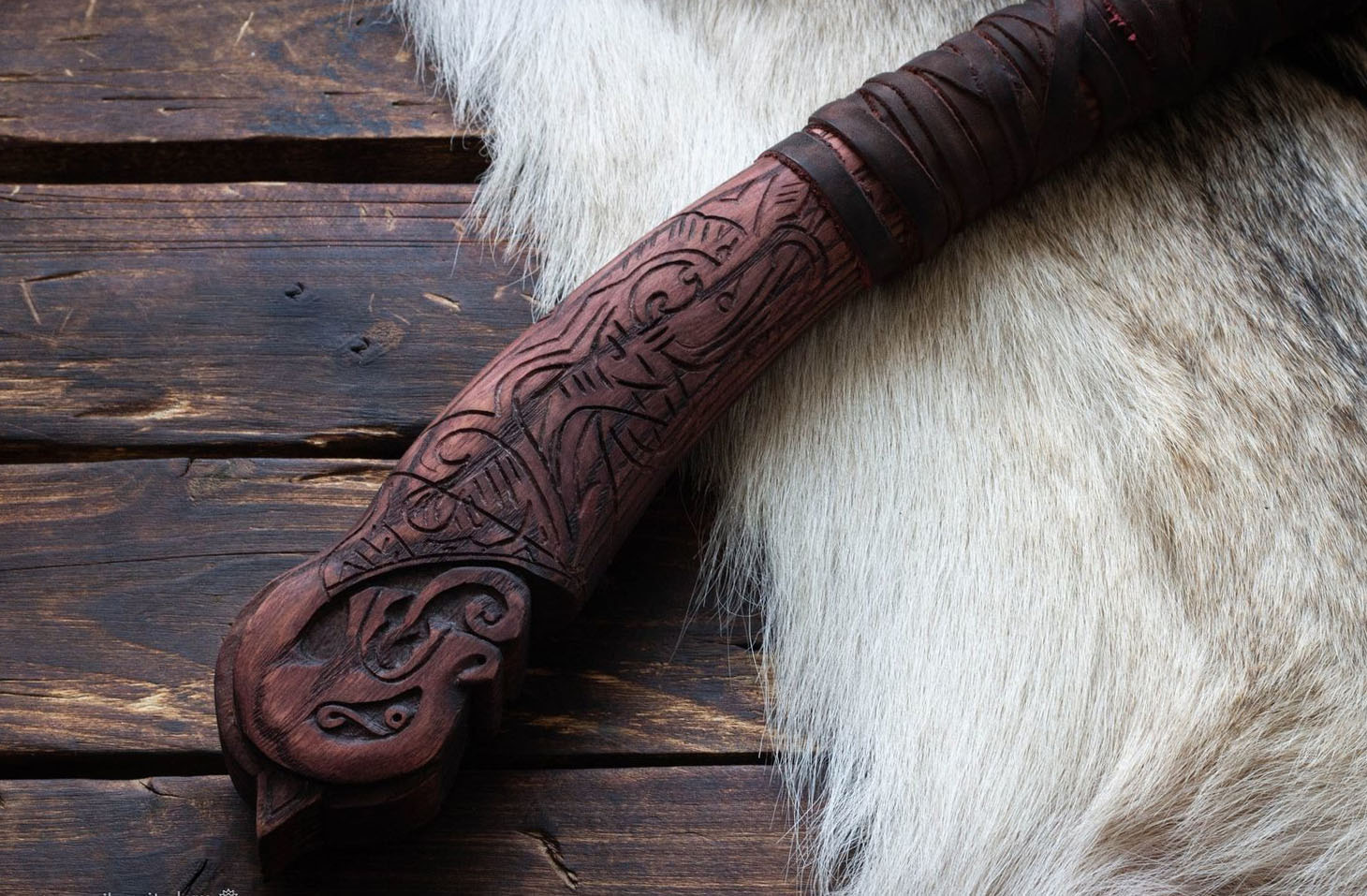 Hand-Forged God Of War Kratos Axe | Handmade Kratos Axe | Wall Hanging Axe | Leviathan Axe | RA-295