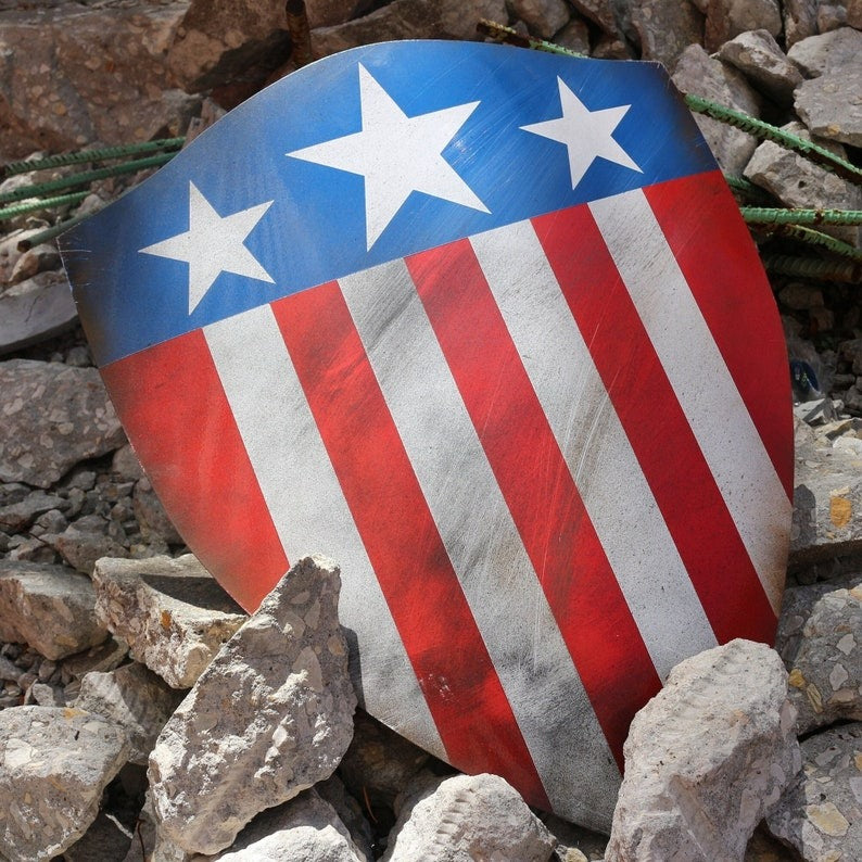 Captain America Heater Shield, Captain America Triangle Shield – Ragnar ...