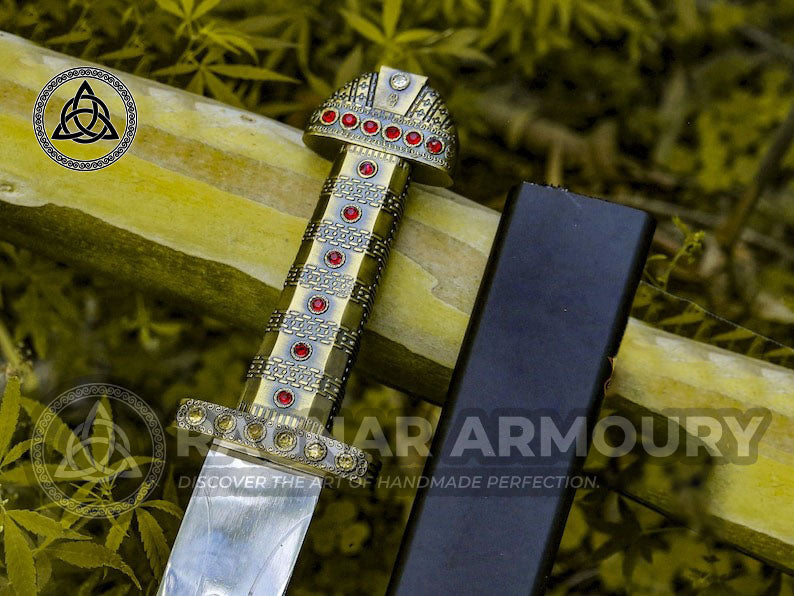 RA-102 Viking Sword of King Ragnar Lothbrok, Viking Ragnar, Witcher Sword, Legendary Viking Swords, Authentic Viking Swords, Gift For Him. Gift For Men, Gift For Viking Lover, Christmas Gift - Ragnar Armoury