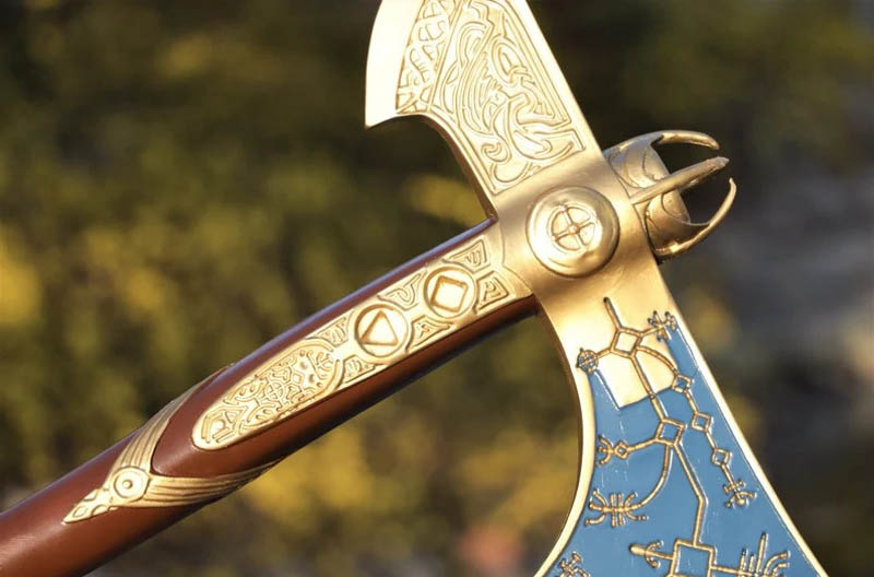 New Premium God of War Ragnarok Leviathan Kratos Axe Collectible