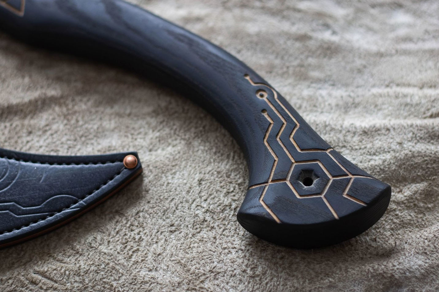 Premium Hand-Forged Scandinavian Viking Axe | Authentic Nordic Style Axe | RA-296