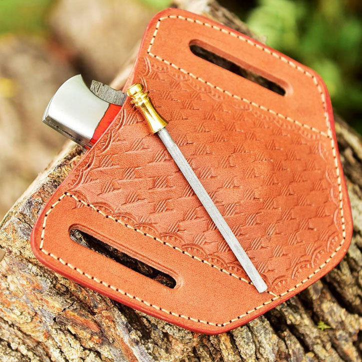 RA-278 Forged Damascus Steel Folding Pocket Knife, EDC Carry Knife, Damascus Steel Knife, Gift For Him, Christmas Gift - Ragnar Armoury