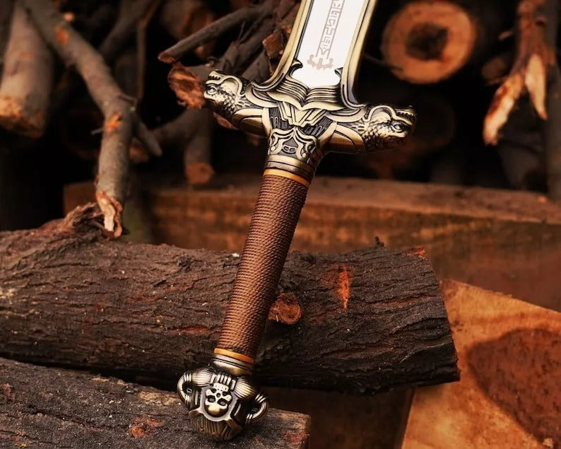 Hand-Forged Conan the Atlantean Sword | Legendary Barbarian Fantasy Sword, RA-230