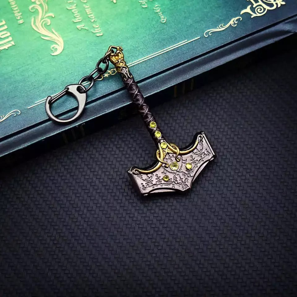 RA-249 God Of War Keychains, God Of War Ragnarok Keychains, 5 Style keychains - Ragnar Armoury