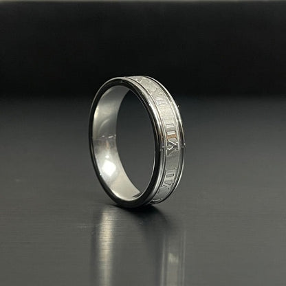 RA-202 Sliver , Black , Gold Colors Titanium Viking Ring, Promise Ring, Wedding Ring, Gift For Men, Gift For Husband, Christmas Gift - Ragnar Armoury