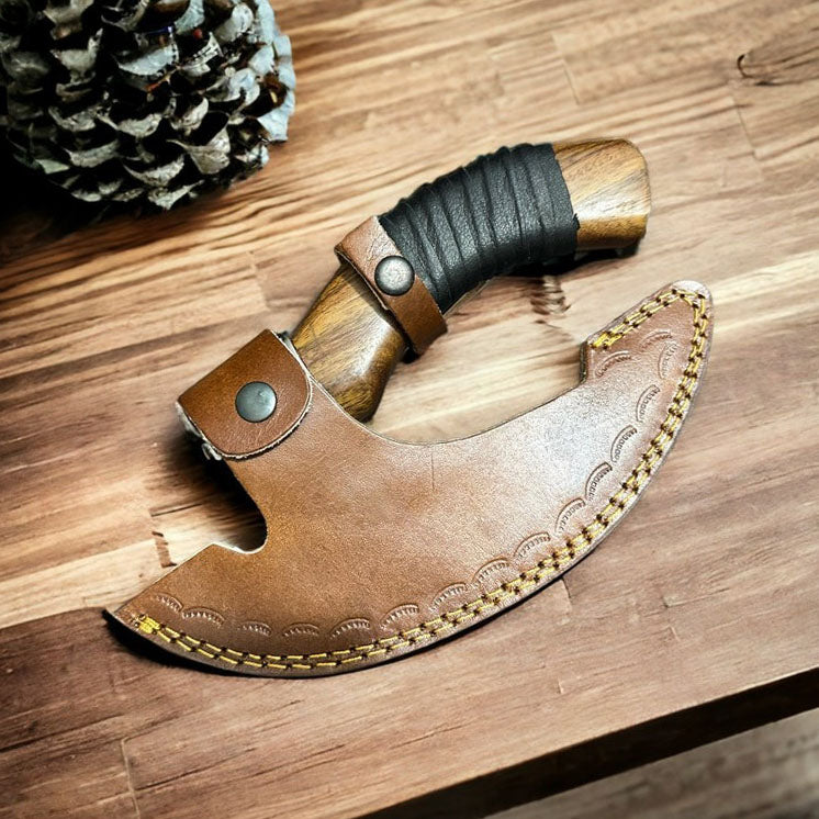 RA-268 Hand-Forged Pizza Cutter Axe, Viking Pizza Axe, Premium Pizza Axe, Gift For Him, Anniversary Gift, Christmas Gift - Ragnar Armoury