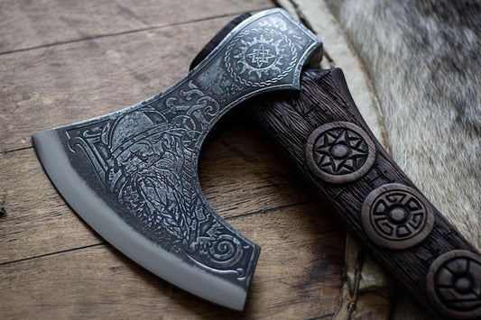 RA-288 Premium Gentlemen Series Axe, Hand-Forged Viking Axe, Gift For Men, Personalized Christmas Gift