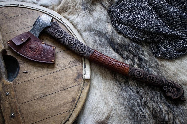 Premium Gentlemen Series Axe | Hand-Forged Viking Axe Kratos Style | RA-288