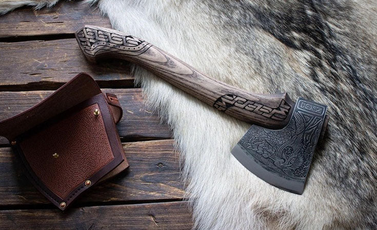 RA-286 Hand-Forged Viking Axe, Norse Axe, Premium Style Axe, Unique Gentlemen Gifts, Christmas gift