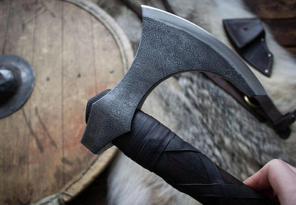 RA-287 King Ragnar Lothbrok Axe, King Of Axe Ragnar Lothbrok Axe, High End Gentlemen Premium Style Axe Gift