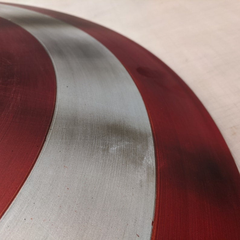 RA-242 Captain America Broken Shield, Metal Shield, Marvel Shield, Gift For Him, Anniversary Gift - Ragnar Armoury