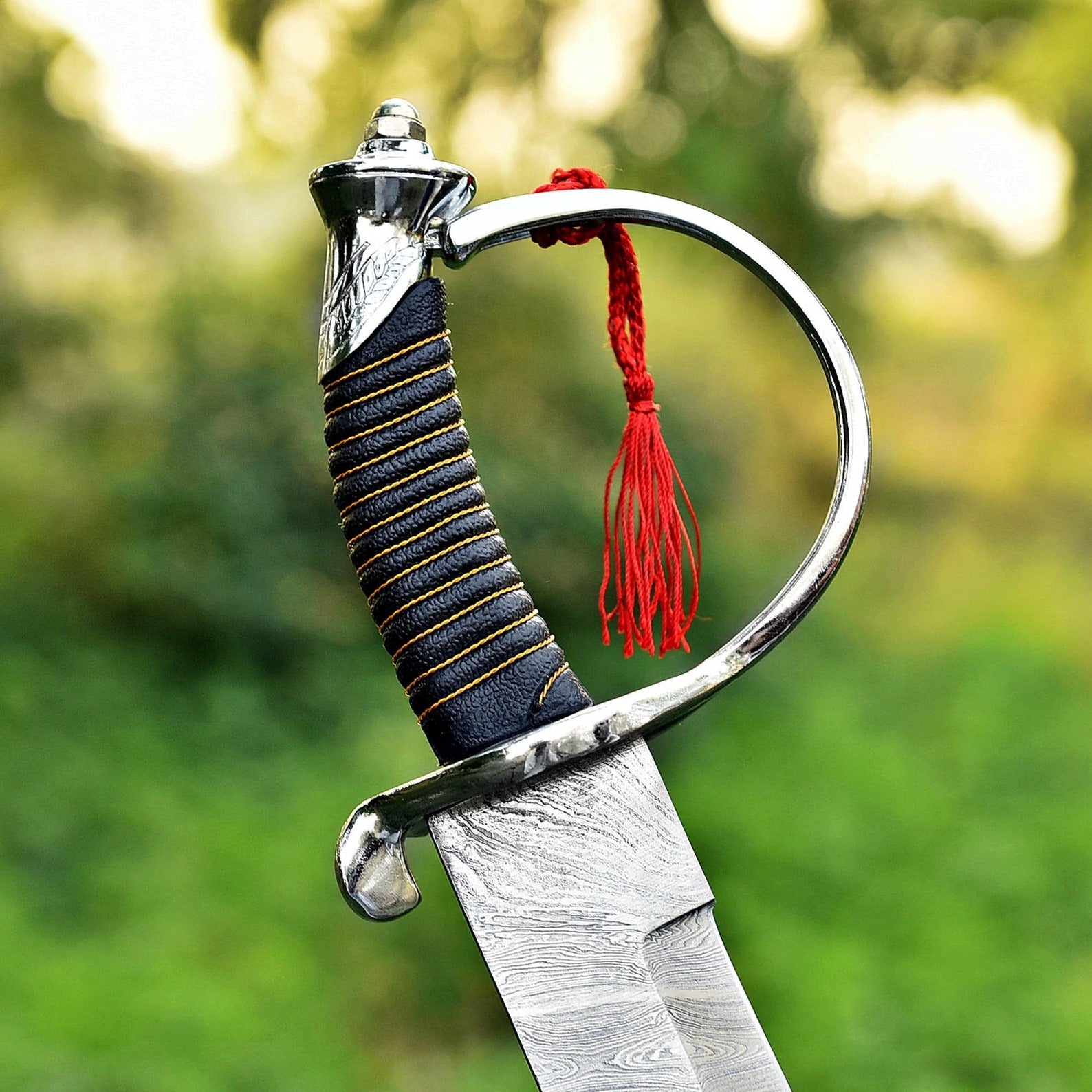 Handmade Damascus Cutlass Sword – Viking Style Buster Blade