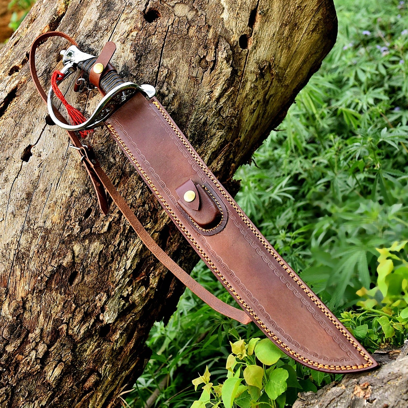 Handmade Damascus Cutlass Sword – Viking Style Buster Blade