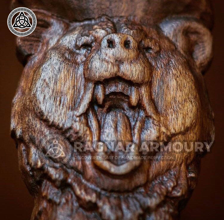 RA-194 Hand Crafted Viking Bear Axe, Skeggöx, Handcrafted axe, Personalized Handmade Axe, Gift For Men, Christmas Gift - Ragnar Armoury