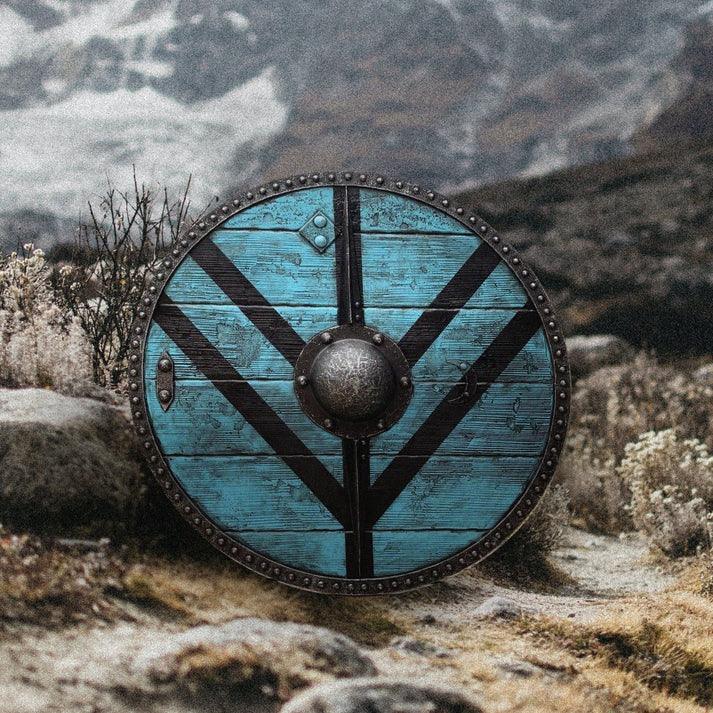 RA-01 Handmade Lagertha Viking shield, Norse Shield, Shield-Maiden, Wooden Viking, Gift For Him, Gift For Men, Gift For Her - Ragnar Armoury