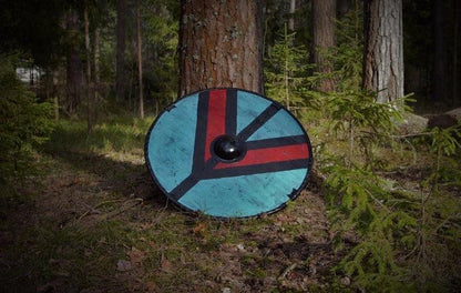 RA-01 Handmade Lagertha Viking shield, Norse Shield, Shield-Maiden, Wooden Viking, Gift For Him, Gift For Men, Gift For Her - Ragnar Armoury