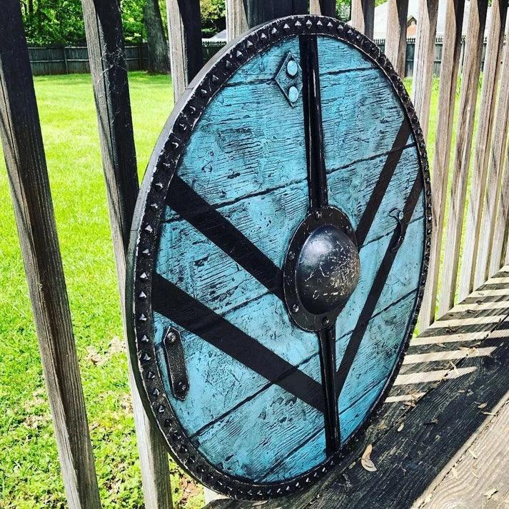 RA-01 Handmade Lagertha Viking shield, Norse Shield, Shield-Maiden, Wooden Viking, Gift For Him, Gift For Men, Gift For Her - Ragnar Armoury