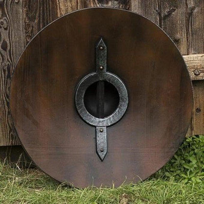 RA-05 Handmade Viking Shield, Unique Design Shield, Viking Norway, Viking Star, Viking nations, Lover Gift, Easter Gift, Halloween Gift, Christmas Gift - Ragnar Armoury