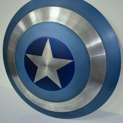 RA-09 Hand Forged Steel Shield, Captain America Shields, Unique Design Shield, Steel Shield, Groomsmen Gift, Christmas Gift, Easter Gift, Valentin's Day Gift - Ragnar Armoury