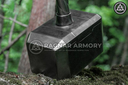 RA-100 Hand Forged Thor Hammer, Thor Hammer Metal Mjolnir, Thor War Hammer Handmade Nordic Hammer, Gift For Men, Gift For Him, Christmas Gift, Anniversary Gift - Ragnar Armoury