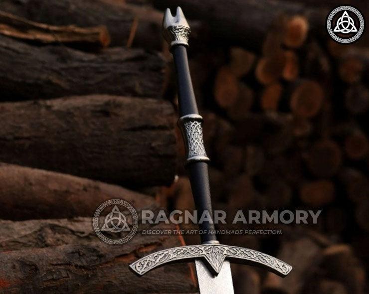 RA-105 Handmade Witch king Sword Lord Of The Ring Hand Forged Sword, Viking Sword, Decorative Viking Swords, Gift For Him, Gift For Men, Gift For Viking Lover, Christmas Gift - Ragnar Armoury