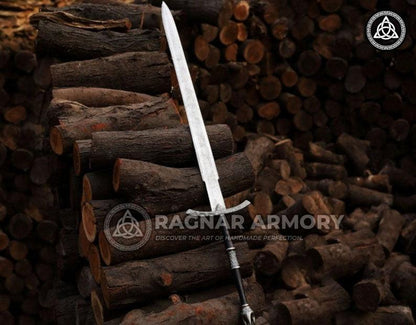 RA-105 Handmade Witch king Sword Lord Of The Ring Hand Forged Sword, Viking Sword, Decorative Viking Swords, Gift For Him, Gift For Men, Gift For Viking Lover, Christmas Gift - Ragnar Armoury