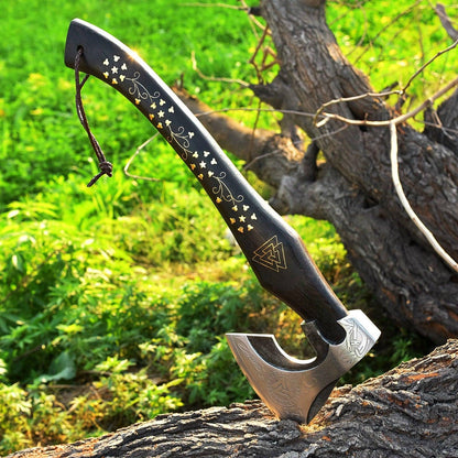 RA-117 Handmade Authentic Viking Axe, Norse Mythology Axe, Tomahawk axe, Gift For Men, Father's Day Gift, Christmas Gift - Ragnar Armoury