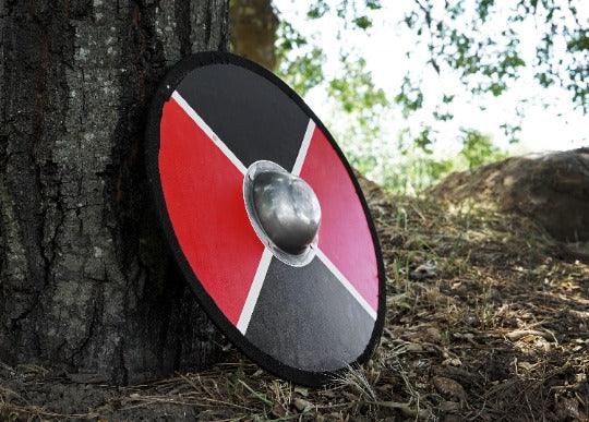 RA-21 Hand Crafted Viking Shield, Viking Bjorn Norman Combat Shield, Norse Shield, Lover Gift, Easter Gift, Halloween Gift, Christmas Gift - Ragnar Armoury