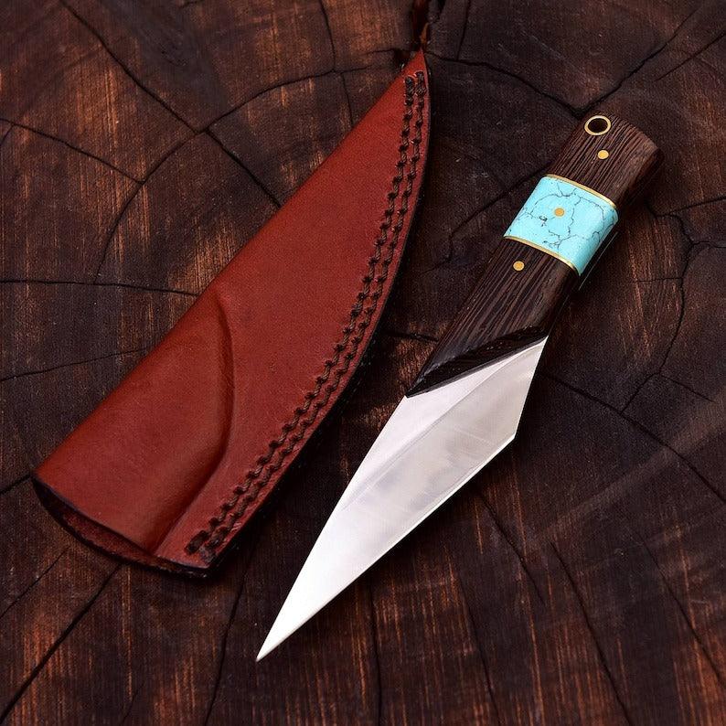 RA-64 Handmade J2 Steel Best Kiridashi Japanese Knife, Skinner Knife, 6"Inches Long Knife, Gift For Men, Gift For Him, Fathers day Gift Christmas gift, - Ragnar Armoury