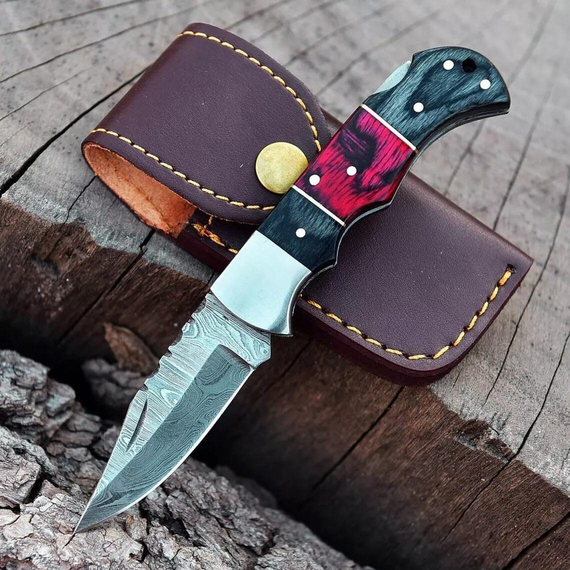 RA-82 Custom Handmade Authentic Folding Pocket Knife, Everyday Carry Folding Pocket Knife, Outdoor Adventure Knife, Gift For Men, Gift For Him, Personalized Gift, Christmas Gift - Ragnar Armoury