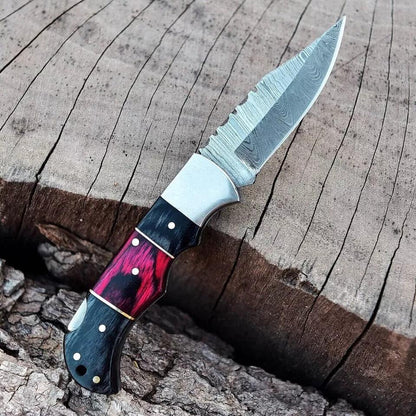 RA-82 Custom Handmade Authentic Folding Pocket Knife, Everyday Carry Folding Pocket Knife, Outdoor Adventure Knife, Gift For Men, Gift For Him, Personalized Gift, Christmas Gift - Ragnar Armoury