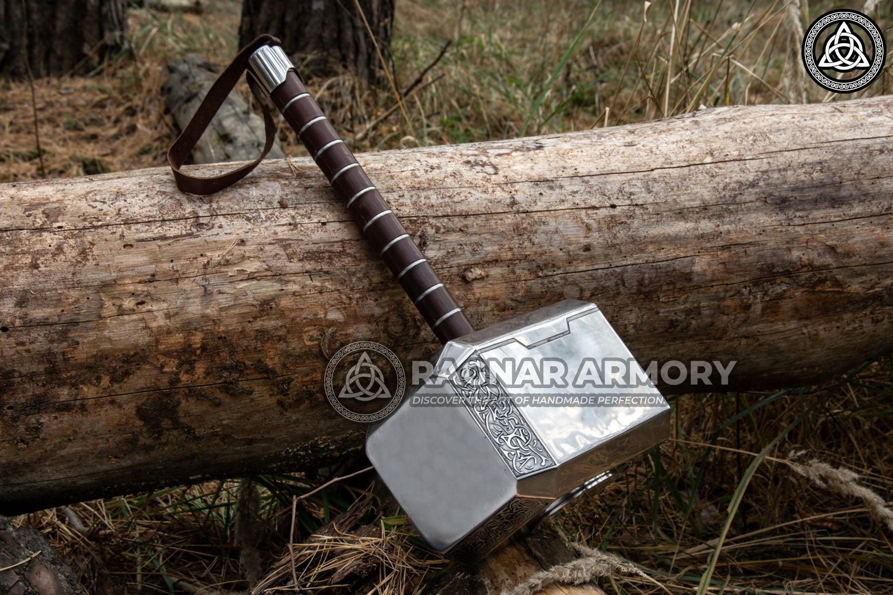 RA-95 Thor Hammer Metal Mjolnir, Norse God Hammer Of Thor Mighty Mjolnir, Thor's hammer, Gift For Him, Gift For Men, Hammer for Adventure, Unique Gift - Ragnar Armoury