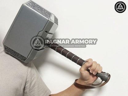 RA-95 Thor Hammer Metal Mjolnir, Norse God Hammer Of Thor Mighty Mjolnir, Thor's hammer, Gift For Him, Gift For Men, Hammer for Adventure, Unique Gift - Ragnar Armoury