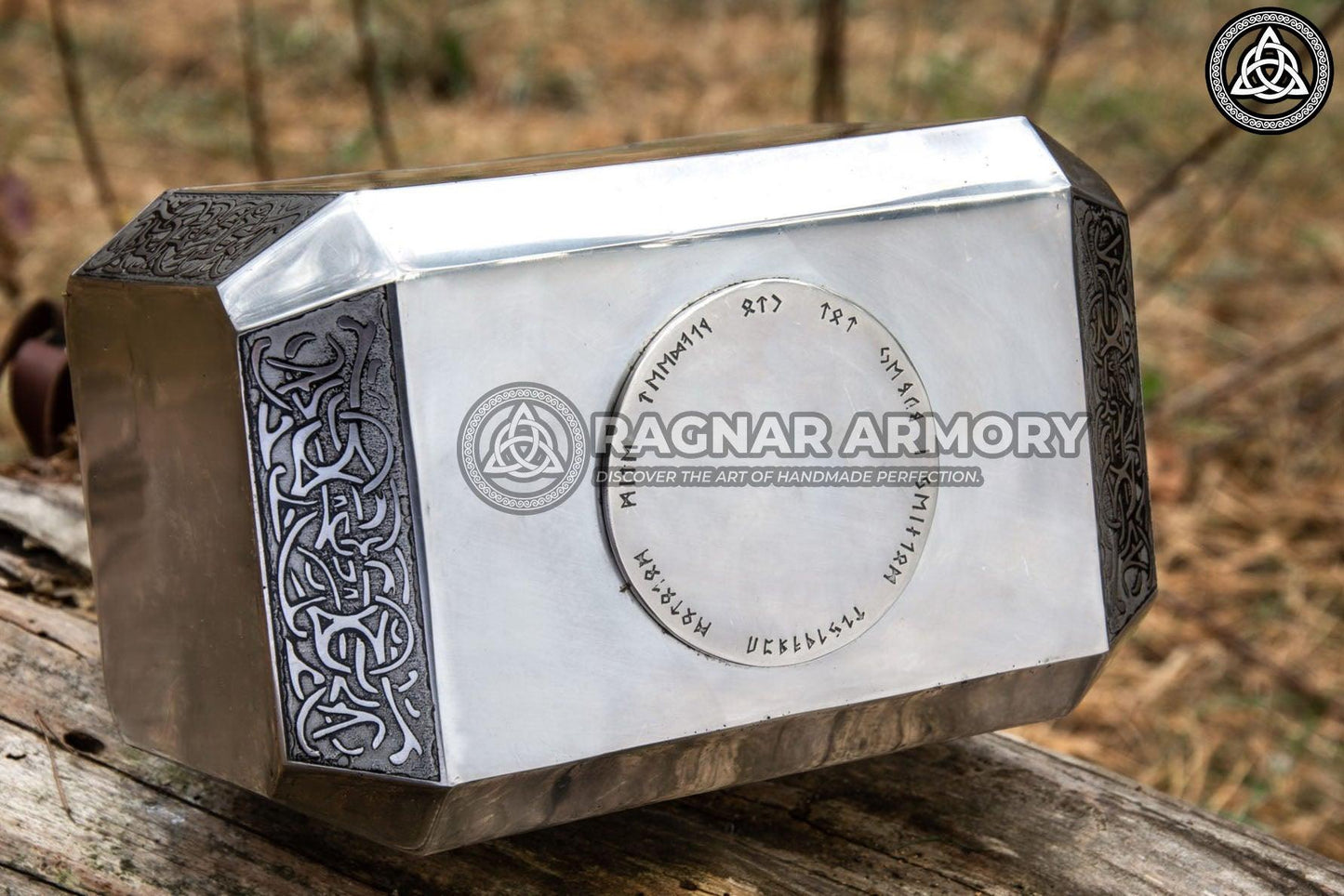 RA-95 Thor Hammer Metal Mjolnir, Norse God Hammer Of Thor Mighty Mjolnir, Thor's hammer, Gift For Him, Gift For Men, Hammer for Adventure, Unique Gift - Ragnar Armoury