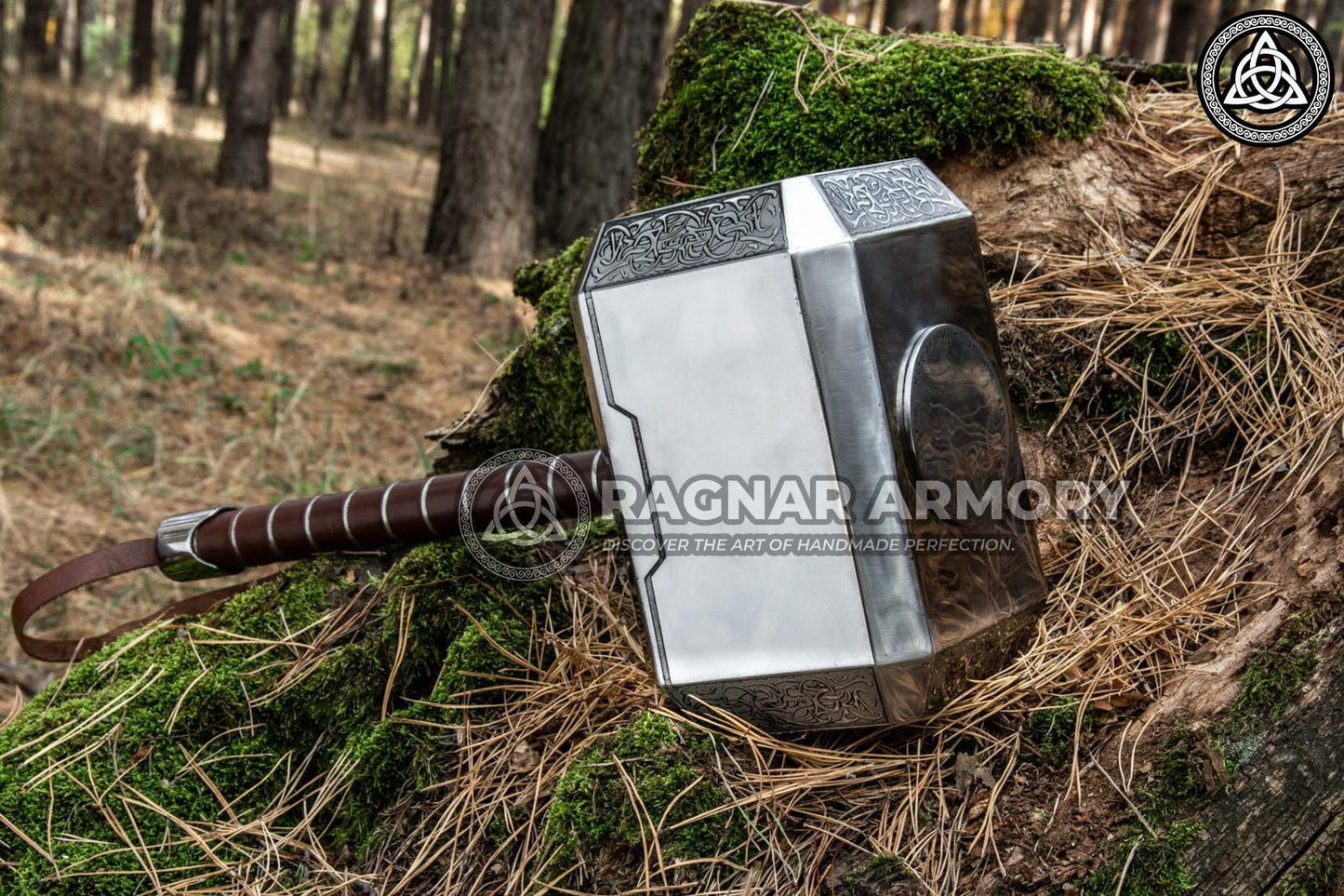 RA-95 Thor Hammer Metal Mjolnir, Norse God Hammer Of Thor Mighty Mjolnir, Thor's hammer, Gift For Him, Gift For Men, Hammer for Adventure, Unique Gift - Ragnar Armoury