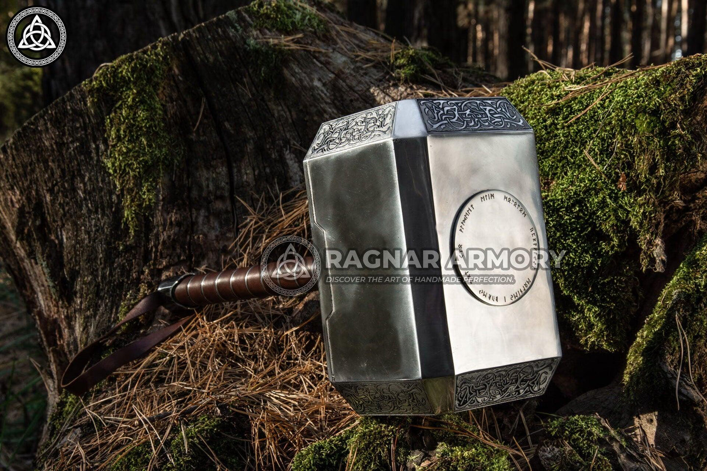 RA-95 Thor Hammer Metal Mjolnir, Norse God Hammer Of Thor Mighty Mjolnir, Thor's hammer, Gift For Him, Gift For Men, Hammer for Adventure, Unique Gift - Ragnar Armoury