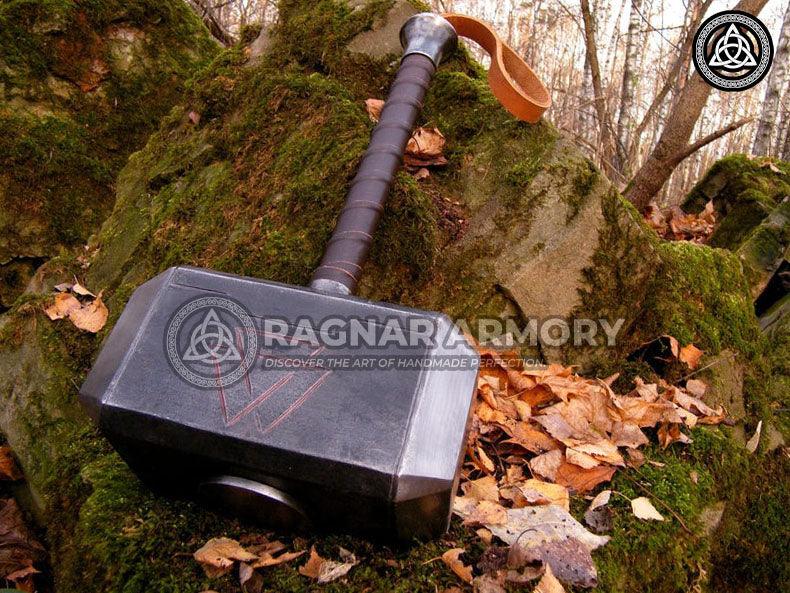 RA-99 Thor hammer, Mjolnir Metal, War Hammer Functional Thor Hammer, Authentic Thor Hammer, Gift For Him, Gift for Men, Christmas Gift, Mothers Day Gift - Ragnar Armoury